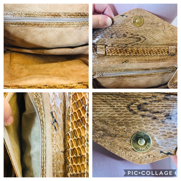 Vintage Tokyo Crossbody/Clutch Genuine Snakeskin - Picture 7 of 7